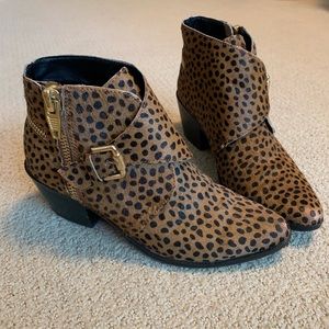 Dolce Vita Punk Leopard Booties